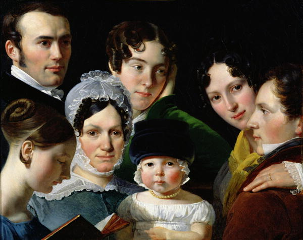 The Dubufe Family in 1820 by Claude-Marie Dubufe 1790-1864 Musee du Louvre Paris RF 1982-2